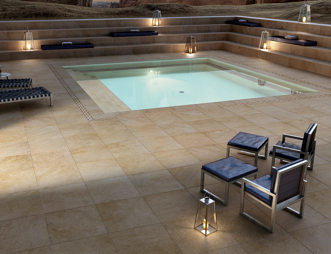 pecis - rivestimenti spa e piscine effetto pietra