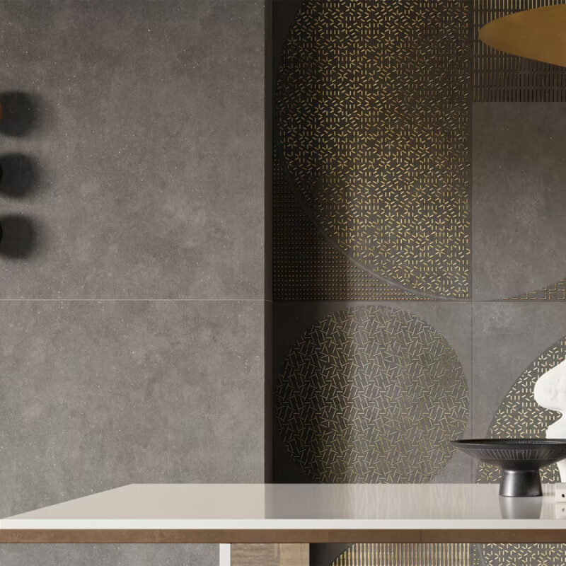 piastrelle color oro - pecis paolo