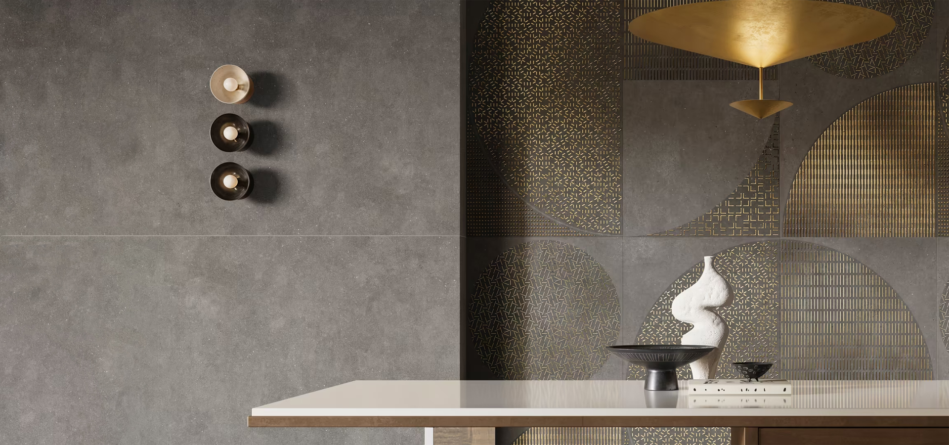 piastrelle color oro - pecis paolo